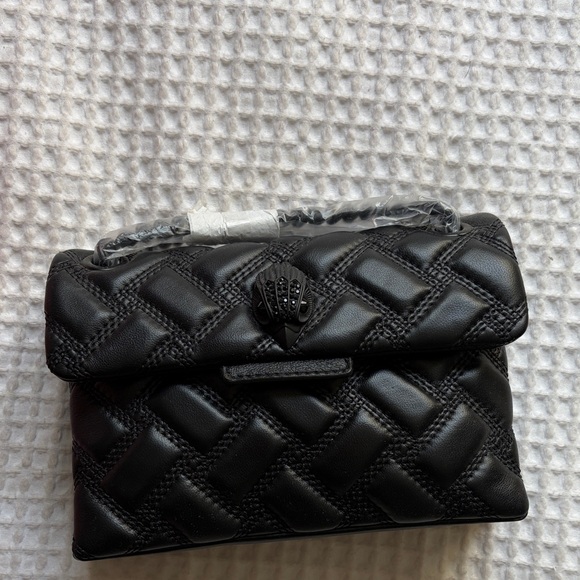 Kurt Geiger Elegant Black Quilted Handbag